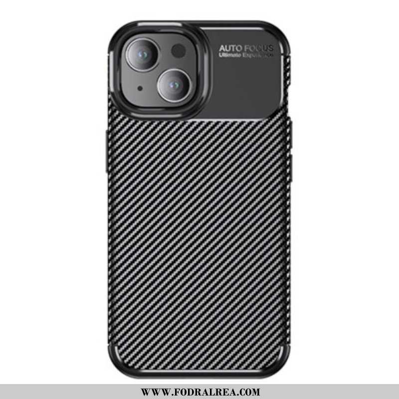 Skal iPhone 15 Plus Carbon Texture Fiber