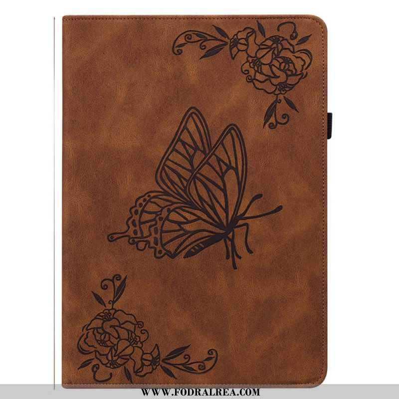 Case Samsung Galaxy Tab S9 Telefonfodral Fjärilar Och Blommor