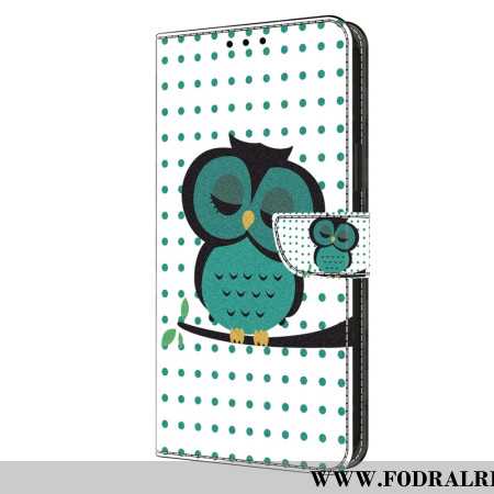 Fodral För Oppo A98 5g Sovande Uggla