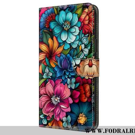 Fodral För Samsung Galaxy A16 5g Blommönster