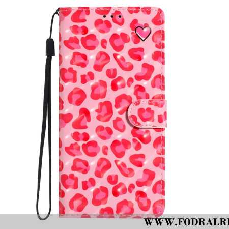 Fodral För Samsung Galaxy A16 5g Rosa Leopard