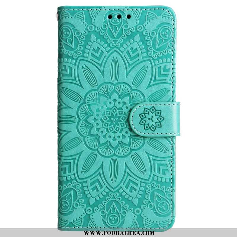 Fodral För Samsung Galaxy M55 5g Mandala Med Band