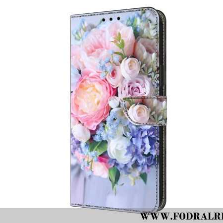 Fodral För Samsung Galaxy S24 Plus 5g Färgglada Blommor