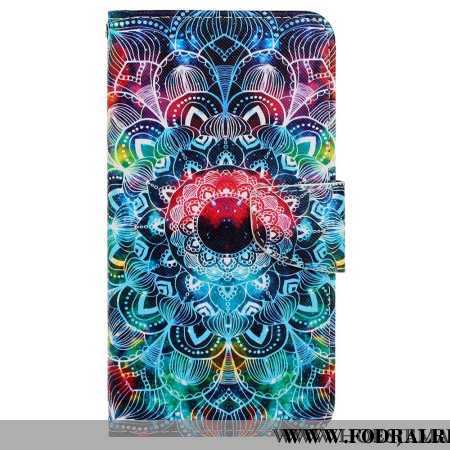 Fodral För Samsung Galaxy S24 Plus 5g Mandala Med Rem