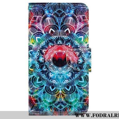 Fodral För Samsung Galaxy S24 Ultra 5g Mandala Med Rem