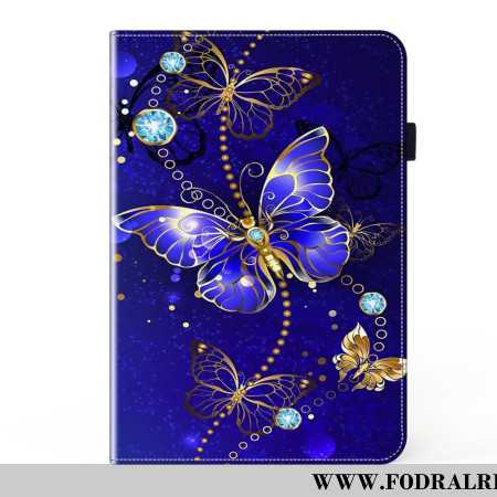 Fodral För Samsung Galaxy Tab S9 Diamantfjärilar