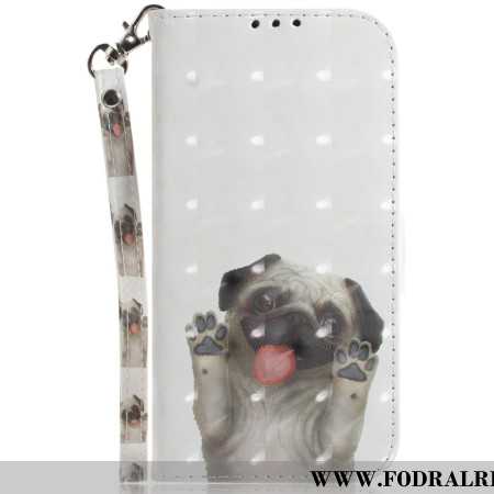 Fodral För iPhone 16 Pro Max Lanyard Dog