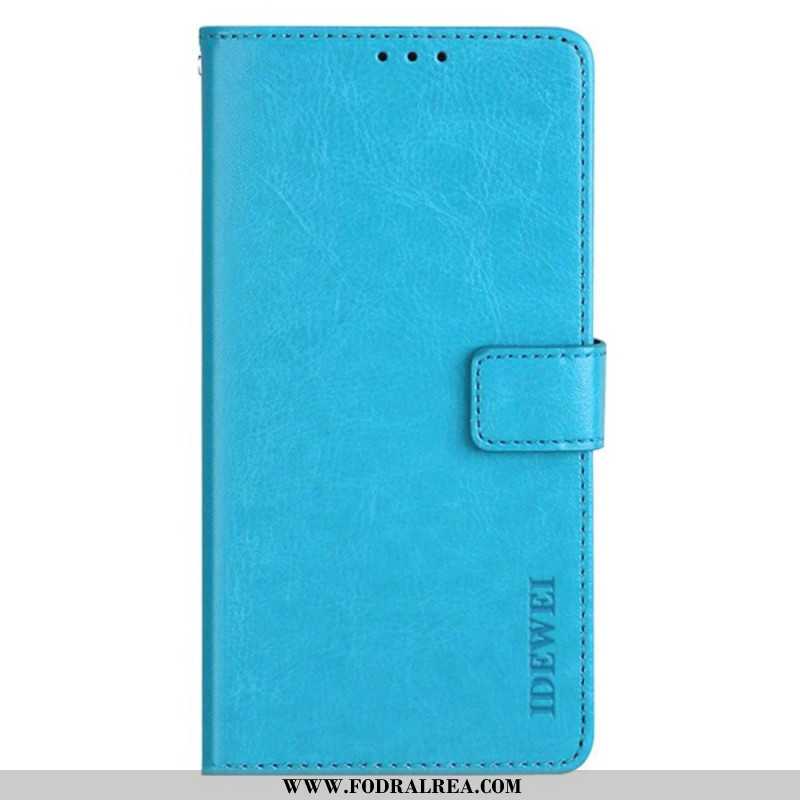 Fodral Oneplus 12 5g Faux Leather Retro Idewei