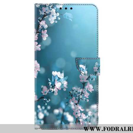 Fodral Samsung Galaxy A15 Vita Blommor