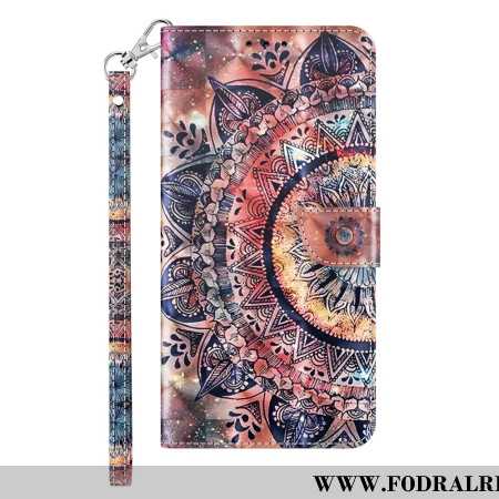 Fodral Samsung Galaxy A55 5g Färg Mandala Med Rem