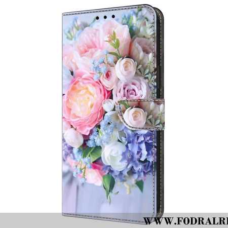 Fodral Samsung Galaxy A55 5g Färgglada Blommor