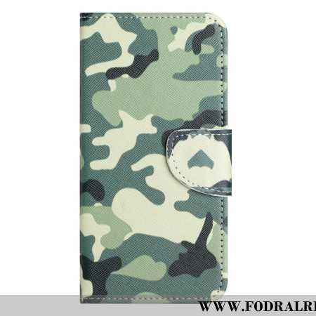 Fodral Samsung Galaxy S24 5g Militärt Kamouflage Med Rem