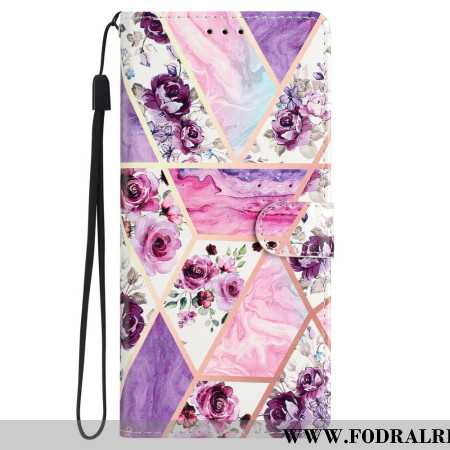 Fodral Samsung Galaxy S24 Plus 5g Lila Blommor