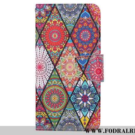 Fodral Samsung Galaxy S24 Ultra 5g Patchwork Med Rem