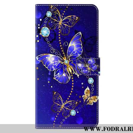 Fodral Xiaomi Redmi Note 13 5g Diamantfjärilar