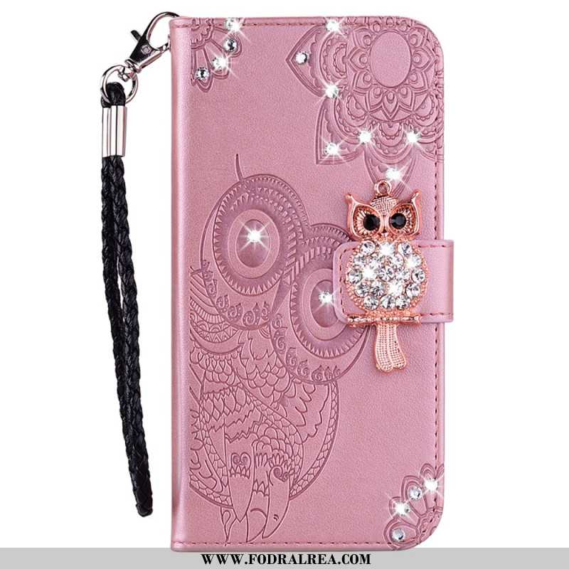 Fodral Xiaomi Redmi Note 13 Pro Plus 5g Owl Lanyard Charm