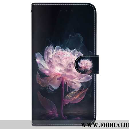 Fodral iPhone 16 Lila Pion Med Rem