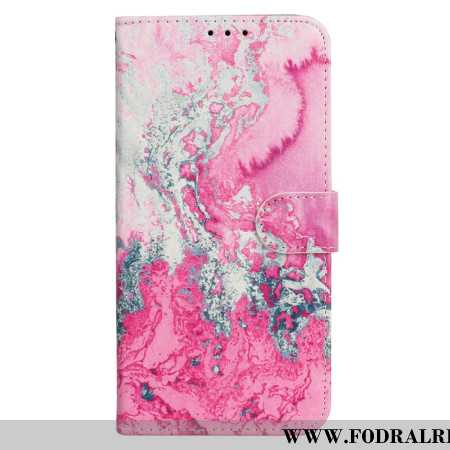 Fodral iPhone 16 Plus Marmorrosa Marmor