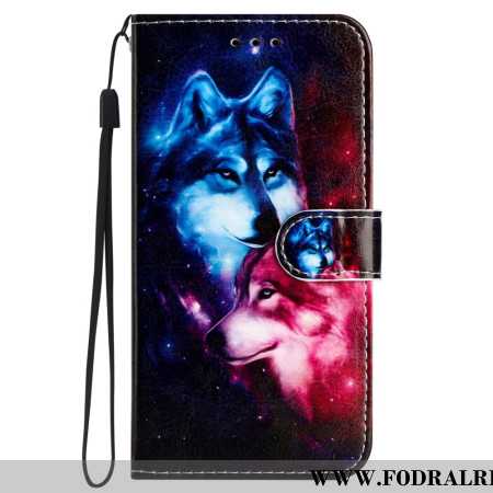 Fodral iPhone 16 Pro Lanyard Wolves