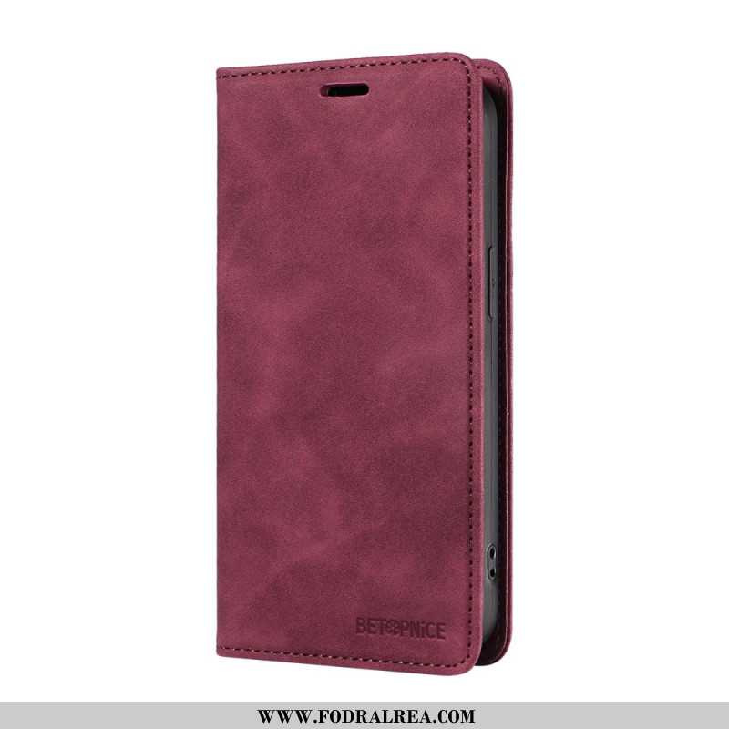 Folio-fodral Oppo Reno 12f 5g Telefonfodral Mockaeffekt Med Rfid-blockering Betopnice