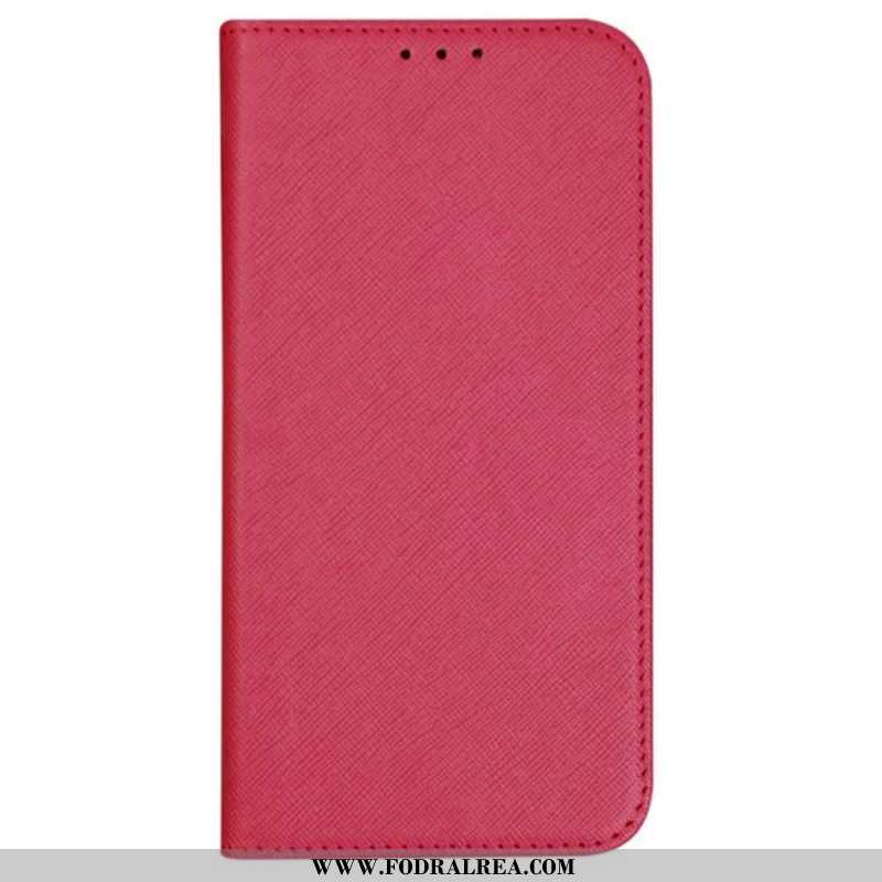 Folio-fodral Samsung Galaxy M55 5g Korsstruktur