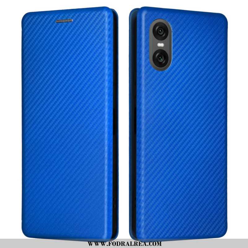 Folio-fodral Sony Xperia 10 Vi Kolfiber