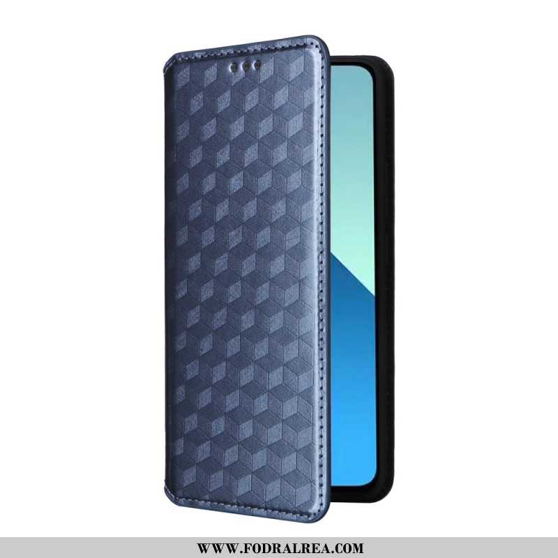 Folio-fodral Xiaomi Redmi Note 13 4g 3d-diamanter