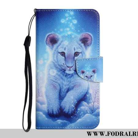 Läderfodral Samsung Galaxy A16 5g Telefonfodral Leopardmönster