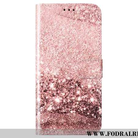 Läderfodral Samsung Galaxy S24 Fe Telefonfodral Rose Gold Marmor