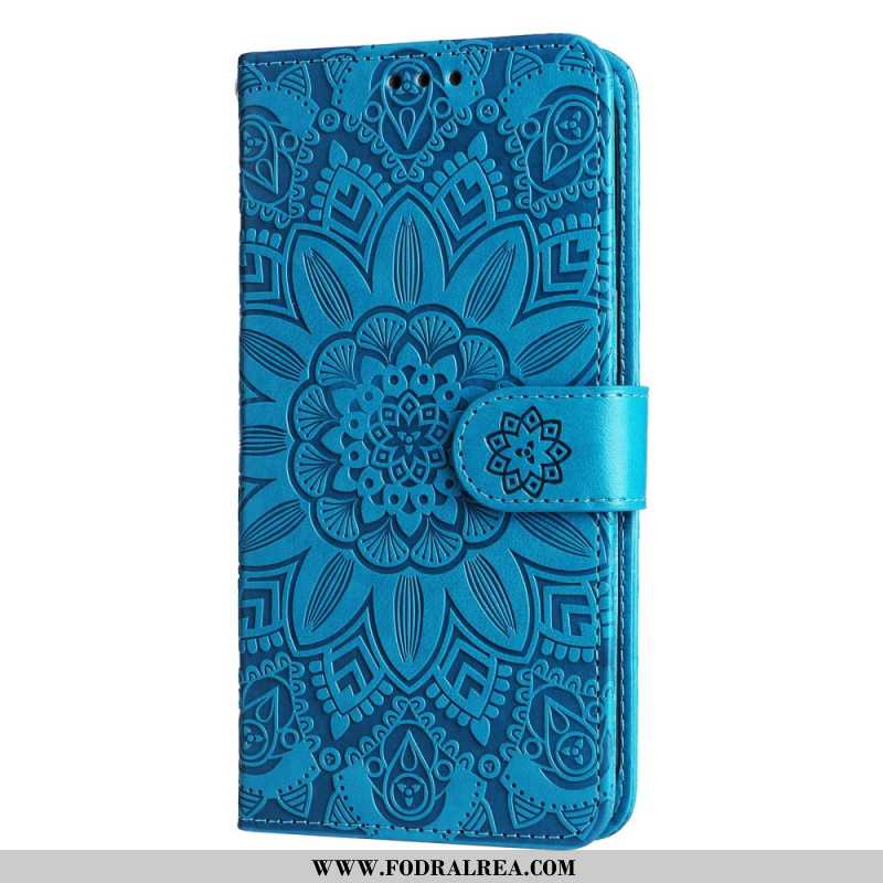 Läderfodral Xiaomi Redmi Note 13 Pro 4g Telefonfodral Mandala Med Rem