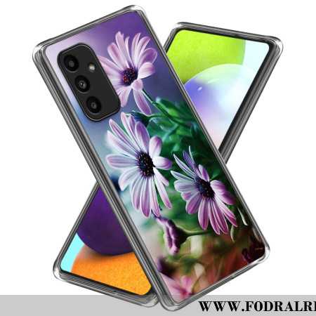 Skal För Samsung Galaxy A15 Lila Krysantemum