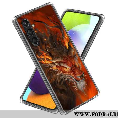 Skal För Samsung Galaxy A16 5g Fire Tiger Silikon