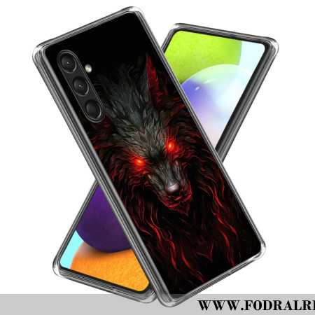 Skal För Samsung Galaxy A16 5g Red Wolf Silikon