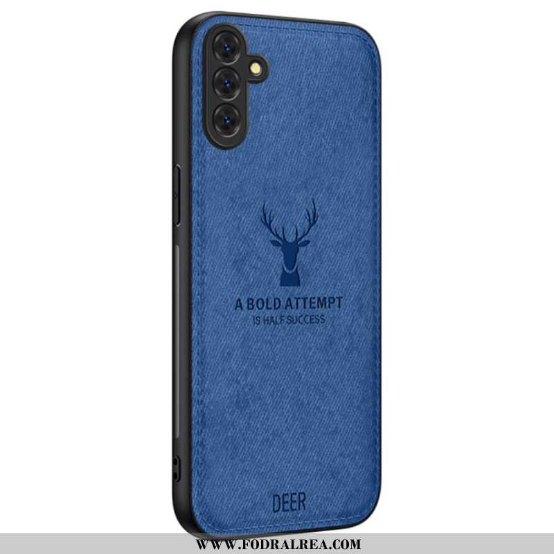 Skal För Samsung Galaxy A55 5g Faux Deer Leather