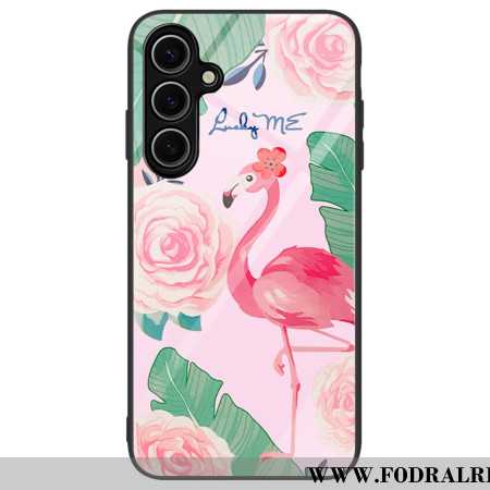 Skal För Samsung Galaxy S24 Fe Flamingo Härdat Glas