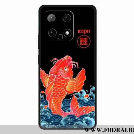 Skal För Xiaomi 14 Gyllene Karp