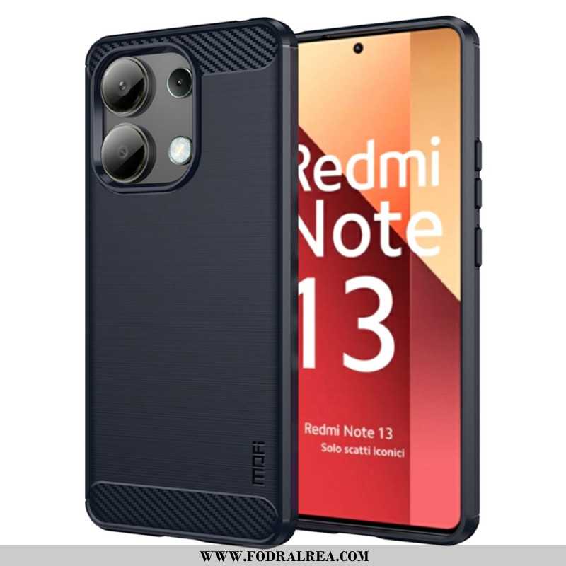 Skal För Xiaomi Redmi Note 13 4g Mofi Borstad Kolfiber