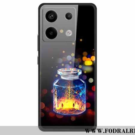 Skal För Xiaomi Redmi Note 13 Pro 5g Önskeflaska Av Härdat Glas