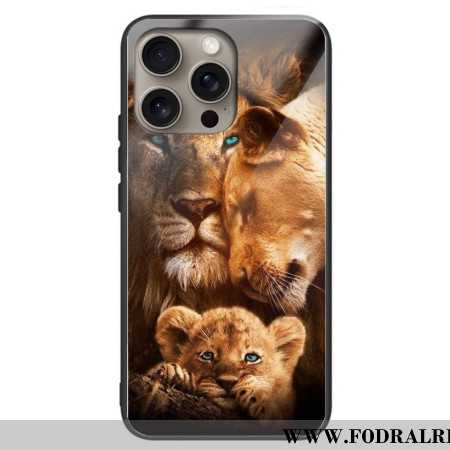 Skal För iPhone 16 Pro Max Lions Härdat Glas