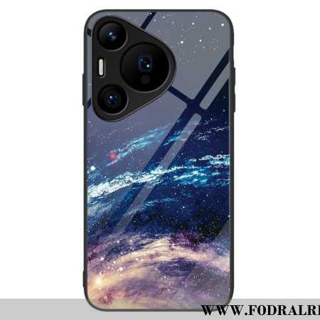 Skal Huawei Pura 70 Pro Telefonfodral Milky Way Härdat Glas