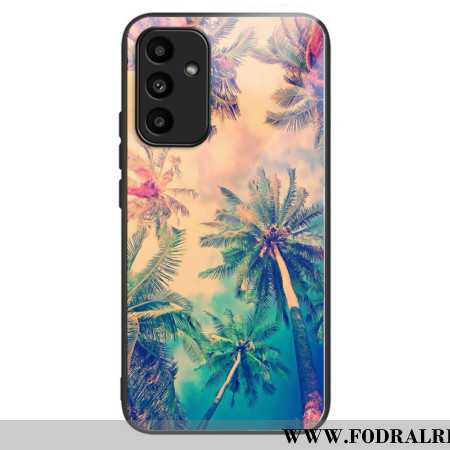 Skal Samsung Galaxy A15 5g Palmträd Härdat Glas