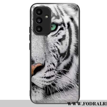 Skal Samsung Galaxy A15 5g Telefonfodral Tigerhuvud Härdat Glas