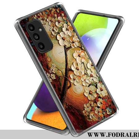 Skal Samsung Galaxy A15 Målade Blommor