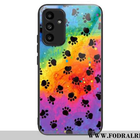 Skal Samsung Galaxy A15 Telefonfodral Fingeravtryck Av Härdat Glas