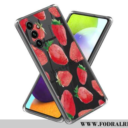 Skal Samsung Galaxy A15 Telefonfodral Jordgubbar