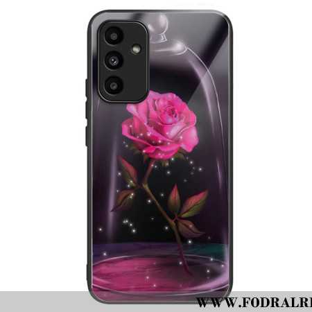 Skal Samsung Galaxy A15 Telefonfodral Rosa Härdat Glas