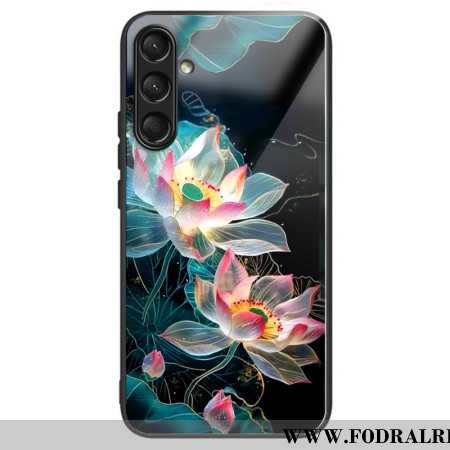 Skal Samsung Galaxy A16 5g Telefonfodral Blommor I Härdat Glas