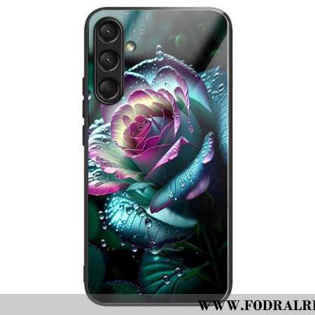 Skal Samsung Galaxy A16 5g Telefonfodral Rosa Härdat Glas