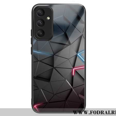 Skal Samsung Galaxy A55 5g Härdat Glas Svarta Trianglar