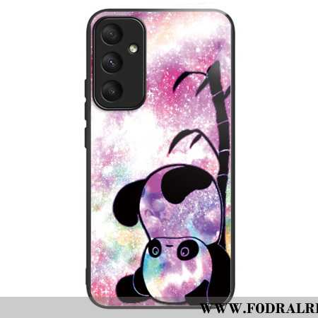 Skal Samsung Galaxy A55 5g Söt Panda Härdat Glas